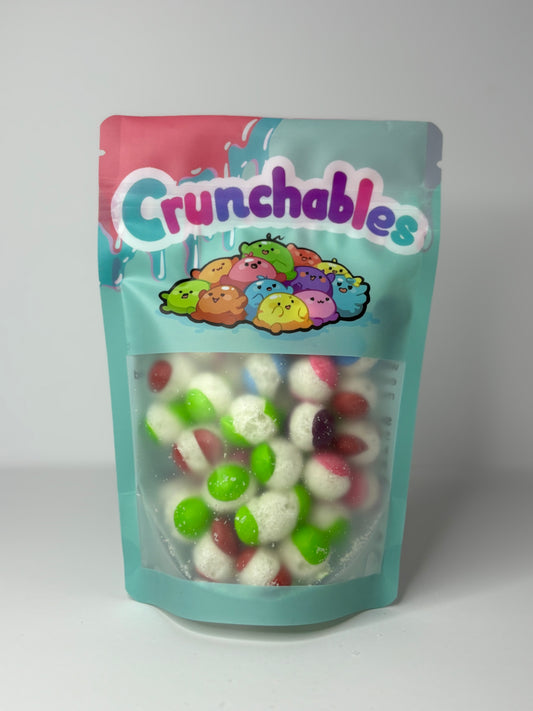 Freeze dried tropical skittles