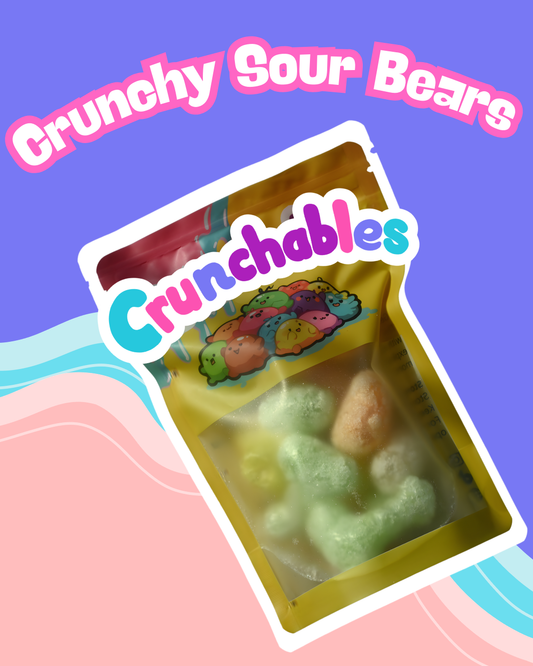 Freeze Dried Sour Crunchy Bears